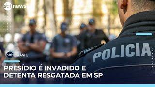 Criminosos invadem penitenciária em SP e resgatam detenta em menos de 15 minutos | #SBTBrasil 
