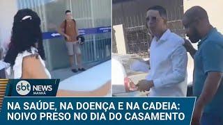 Noivo é preso minutos antes de casamento por dívida de pensão | #SBTNews Manhã (26/03/25)