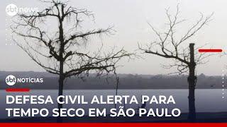 Cidades de SP registram umidade do ar semelhante a deserto do Saara | #SBTNotícias