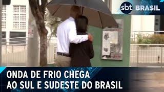 Onda de frio deve fazer temperaturas despencarem no Sul e no Sudeste 