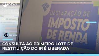 Receita libera consulta ao primeiro lote de restituição do IR 2025 | SBT Brasil (23/05/25)