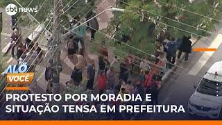 MTST protesta por moradia na prefeitura de Itapecerica da Serra (SP) | #AlôVocê (05/06/25)
