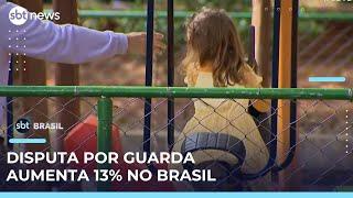 Disputas judiciais pela guarda dos filhos crescem 13% no Brasil em 2024 | #SBTBrasil