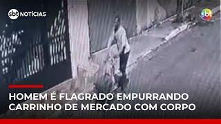 Corpo de mulher é encontrado dentro de carrinho de supermercado em SP | #SBTNotícias