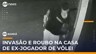 Casa do deputado e ex-jogador de vôlei Maurício Souza é invadida em MG | #SBTManha