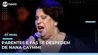Corpo de Nana Caymmi é velado no Theatro Municipal do Rio | SBT Brasil (02/05/25)