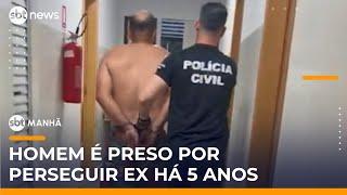 Homem é preso por perseguir e ameaçar ex-mulher há mais de 5 anos | #SBTManha