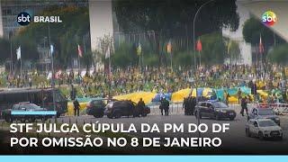STF começa a julgar ex-integrantes da cúpula da PM do DF por omissão no 8 de janeiro | #SBTBrasil