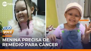 Luta pela vida: Sem medicamentos, menina com câncer é internada na UTI | #AloVoce