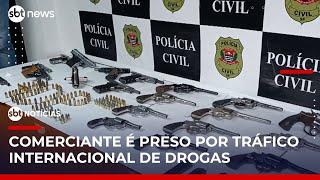 SP: Comerciante é preso por tráfico internacional de armas | #SBTNoticias