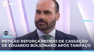 PT reforça pedido de cassação de Eduardo Bolsonaro por atuação nos EUA | #SBTBrasil 