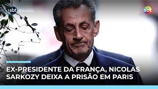 Condenado a 5 anos de prisão,ex-presidente da França,Nicolas Sarkozy,é solto após 20 dias