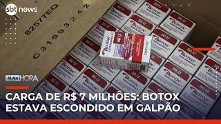 Polícia recupera carga milionária de botox roubada no aeroporto de Guarulhos (SP) | #TanaHora