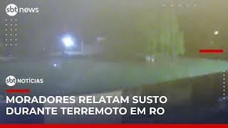 Terremoto de magnitude 3,5 é registrado em Rondônia | #SBTNotícias