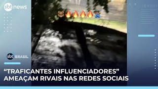 Traficantes em guerra ameaçam rivais pelas redes sociais no Rio de Janeiro | #SBTBrasil 
