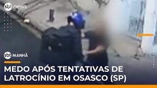 Vítima entra em luta corporal com criminoso durante tentativa de latrocínio | #SBTManhã