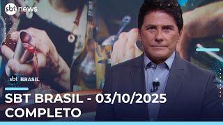 Assista à íntegra do SBT Brasil desta sexta-feira (03/10/2025) | #SBTBrasil