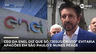 Ricardo Nunes, prefeito de SP, rebate o CEO da Enel: "É muita cara de pau" | #NewsPrimeiraEdição