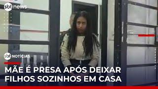 Criança deixada sozinha em casa morre durante incêndio; mãe é presa | #SBTNotícias