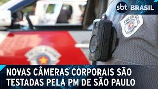 Polícia Militar de São Paulo começa usar novas câmeras corporais | SBT Brasil (29/01/25)