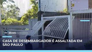 Criminosos invadem casa de desembargador aposentado e fazem reféns em SP | SBT Brasil (30/05/25)