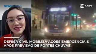Defesa Civil mobiliza ações emergenciais após previsão de fortes chuvas | #NewsManhã