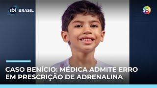 Caso Benício: médica admite erro em prescrição de adrenalina que matou menino de 6 anos | #SBTBrasil