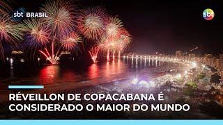 Copacabana reúne 2,6 milhões de pessoas no maior Réveillon do mundo 