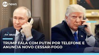 Trump anuncia novo acordo de cessar-fogo entre Ucrânia e Rússia | SBT Brasil (19/05/25)