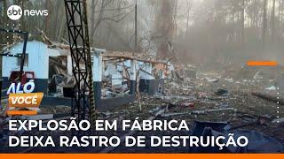 Veja como ficaram arredores de fábrica de fogos após explosão em Quatro Barras (PR) | #AloVoce