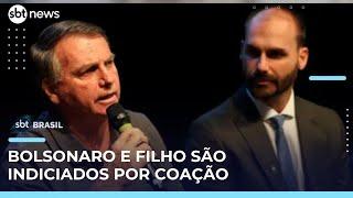 PFl indicia Jair e Eduardo Bolsonaro por tentativa de obstrução de Justiça | #SBTBrasil 