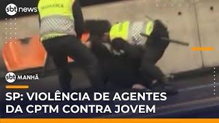 Jovem perde dente após ser agredido por agentes da CPTM em SP | #SBTManhã