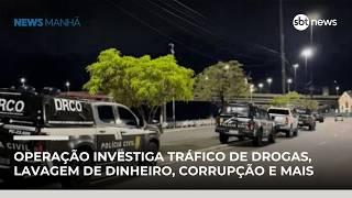 Operação da Polícia Civil atinge grupo suspeito de tráfico e corrupção no Amazonas | #NewsManhã