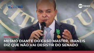 Ibaneis diz que não irá desistir de candidatura ao Senado, após Master