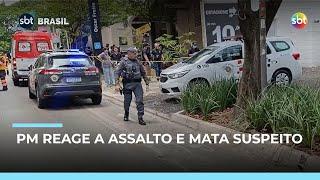 Policial é ferido após tentar impedir assalto na Oscar Freire em São Paulo