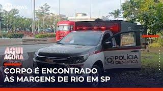 Homem é encontrado morto às margens do Rio Tietê em SP | #AquiAgora
