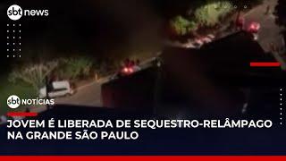 Polícia resgata jovem que havia sido sequestrada na porta de shopping no ABC Paulista | #SBTNoticias