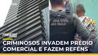 Polícia prende três suspeitos de assalto milionário em prédio na Barra Funda (SP) | #PrimeiroImpacto