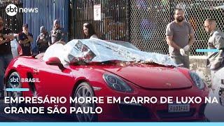 Empresário é morto a tiros dentro de Porsche, em Guarulhos | #SBTBrasil