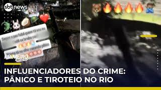 Influenciadores do crime: traficantes de facções trocam tiros no Rio | #PrimeiroImpacto