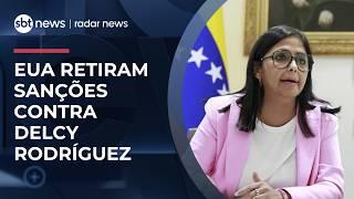EUA retiram sanções contra Delcy Rodríguez e mudam relação com a Venezuela | #RadarNews