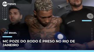 MC Poze do Rodo é preso acusado de envolvimento com facção criminosa no RJ | SBT Brasil (29/05/25)