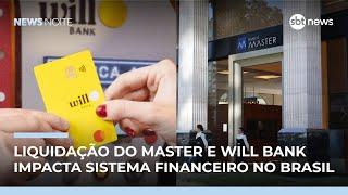 Mercado financeiro reage à quebra do Banco Master e Will Bank | #NewsNoite
