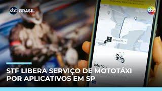 STF suspende lei municipal e libera serviço de mototáxi por aplicativos em SP | #SBTBrasil