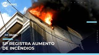 São Paulo registra quase 20 incêndios em imóveis por dia | #SBTBrasil