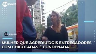 Justiça do Rio condena ex-jogadora de vôlei por agressão contra entregadores | #SBTBrasil 