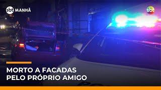 Empreiteiro é morto a facadas pelo próprio amigo; suspeita é de dívida | #SBTManha