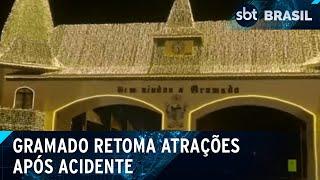 Gramado retoma Natal Luz após tragédia | SBT Brasil (23/12/2024)