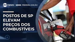 Preço da gasolina sobe em São Paulo e preocupa consumidores | #NewsPrimeiraEdição