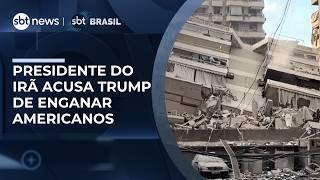 Presidente do Irã diz que EUA não é inimigo e acusa Trump de enganar americanos